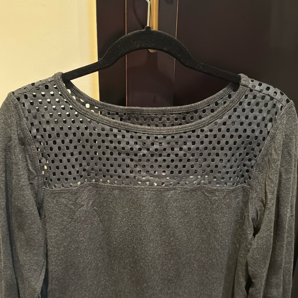 Bailey 44 Leather-top sweatshirt